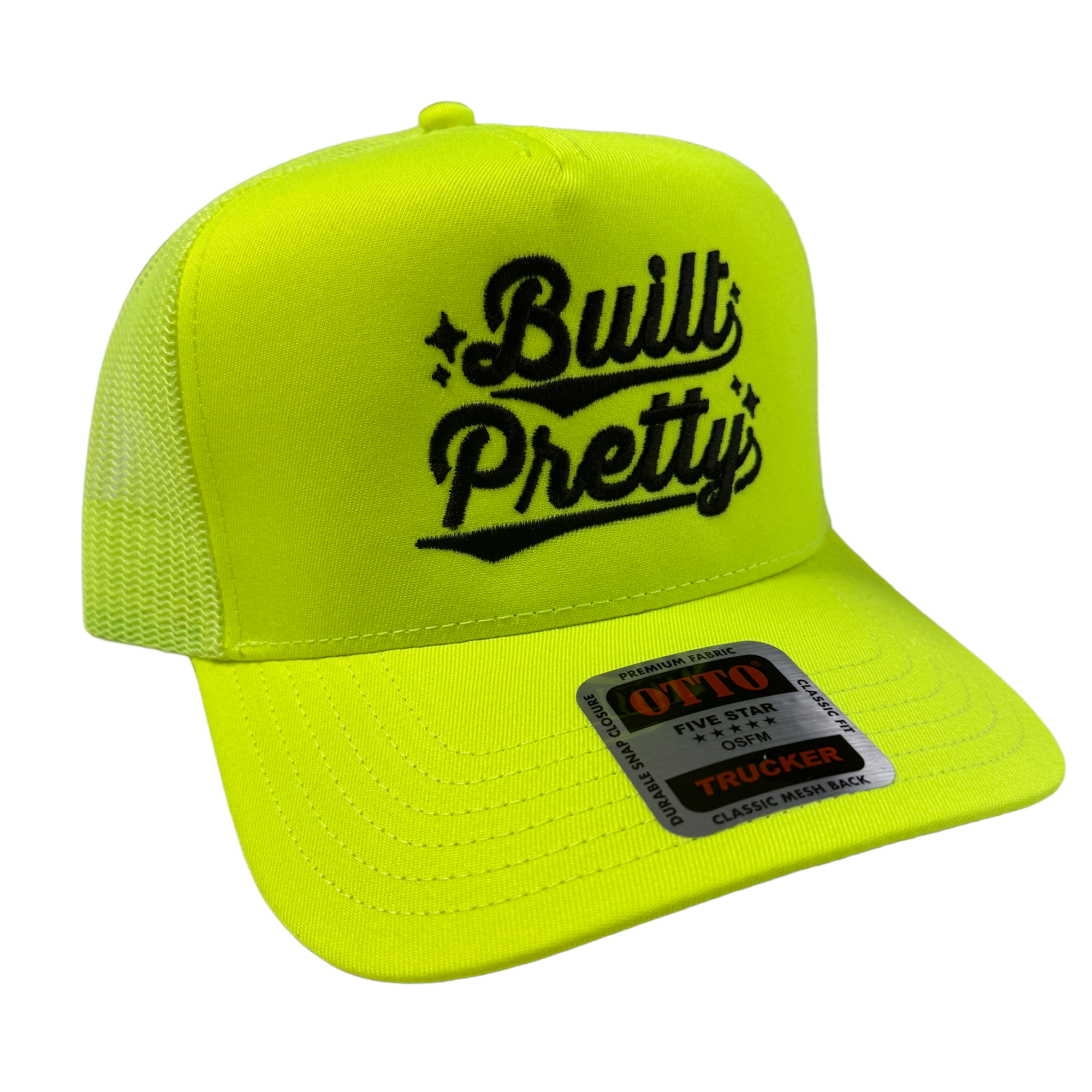 Built Pretty Stack Logo Hi-Viz