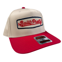 Built Pretty Badge Logo Hat - Red