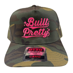 Built Pretty Stack Logo Camo/Pink