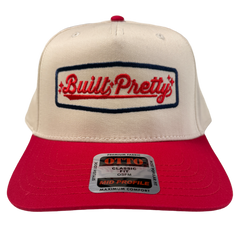 Built Pretty Badge Logo Hat - Red