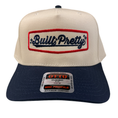 Built Pretty Badge Logo Hat - Navy
