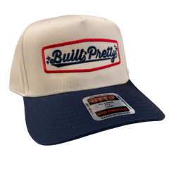 Built Pretty Badge Logo Hat - Navy